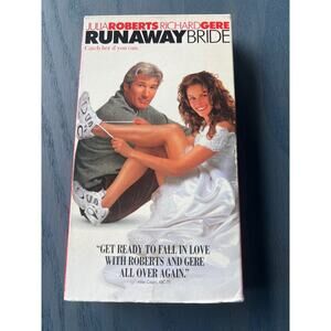 Runaway Bride Julia Roberts RomCom Movie Vintage 1999 VHS Tape Pre-Loved